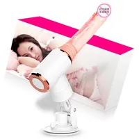Seks Oyuncak Masajı Kadın Oyuncaklar Otomatik Elektrikli İtme Vibratör Dildo Kadın Makinesi Yukarı Mastürbasyon Yapay Penis276E