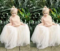 2016 جميل Baby Girls Tulle Jaints White Princess Tutu Ball Grow Flower Girl Girl Dresses for Skirt Wedding Cheap Kids0399068429
