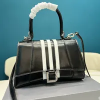 女性のLuxurysデザイナーBalencigigas Dourglass Bag 9a Quality 23cm Fashion Top Cowhide Leather Classic Cross Body Tote Ladies Handbag Retro Flap Bags
