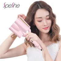 Curling Irons Feers A Friser Triple Barres Big Wave Hair Huod Rolls Iron Iron Iron Crimper Styling Strumenti 221116