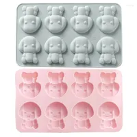 Baking Moulds Cartoon Dogs Shape Candy Mold For Chocolate Fondant Making Childrens 45BE