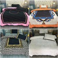 Neue Stildesigner -Bettwäsche -Sets Trend Quilt Cover Bett Bettdecke Sets 4 PCs Kissenbezüge Home ht1719