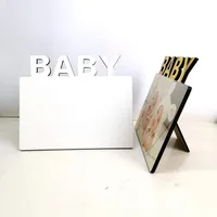 Suprimentos de impressora Blank sublimation imprimindo Po Board Papai M￣e Baby Mdf 100 Pe￧as podem Mix273C