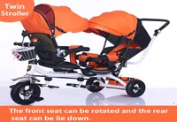 Twin Baby Stroller a doppio sedile per bambini triciclo per bambini sedile rotabile passeggino protabile a tre ruote 4202604
