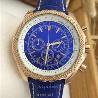 Batería de cuarzo para hombres Reloj de 46 mm de goma Correa clásica Muñeca Watch U1 Diseñador Fashion Exquisito Sapphire Wating Watches