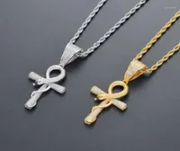 Pendant Necklaces Factory Direct Street Dance Jewelry Serpentine Cross Copper Inlaid Zircon Necklace Crossborder 18251451