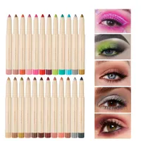 22 couleurs de fard à paupières Stick Glitter Eyeliner stylo étanché