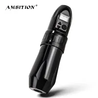 Ambition Boxster Professional Wireless Tattoo Machine Pen Strong Coreless Motor 1650 MAH Lithiumバッテリーのアーティスト211126230y