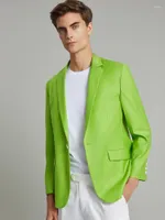 Blazer maschile per uomini che brillano di lusso lussuoso giacca da abbottonatura 1 giacca da abbondante giovane slim fit boy 2022 primavera estate abiti sottili 58