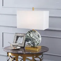 Table Lamps Study Room Simple Modern Hardware Marble American Country Bedroom Living Bedside Lamp Office