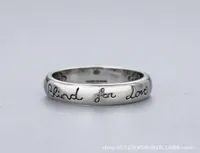 Ring Two G Santique Thai Sier Blind for Love Silver Jewly01751216