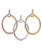 Mybeboa 925 Sterling Silver O Pendant Fit Original European Necklace Women DIY Charm Jewelry2732129