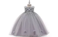 Nouvelle collection Long Robe for Children A Grey Grey Princess Dress Girls Catwalk Girls039 Pageant Robes Ball Robe Good Work4416082