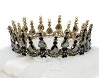 Vintage Barroque Queen King Bride Tiara Crown for Women Headdress Prom Bridal Wedding Tiaras and Crowns Accesorios de joyer￭a para el cabello5595489