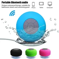 Mini Bluetooth Wireless Lautsprecher BTS-06 wasserdichte adsorbierte Soundbox f￼r Duschbad tragbares Speakes mit Einzelhandelskasten