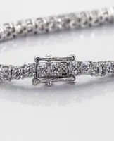 Fashion Custom Silver 925 Diamond Moissanite Tennis Bracelet Women1001282