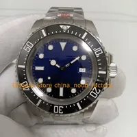 2 Style 904L Steel Watches Men&#039;s 44mm Mechanical Sapphire Glass Blue Black Dial Ceramic Bezel Date Wristwatches GMF Luminous Cal.3235 Movement Automatic Watch