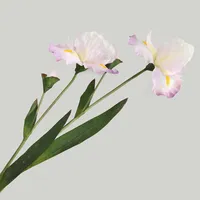 Fiori decorativi 1pcs Iris Flower artificiale Canna di seta finta bouquet per la casa di nozze decorazioni per feste di nozze