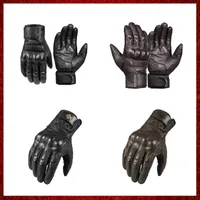 ST306革の防水オートバイの男性用冬の手袋