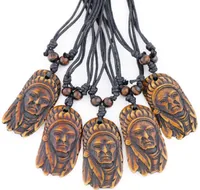 Jewelry whole Lot 12 pcs cool Tribal style Indian chiefs pendants necklaces for men women039s gifts5687053