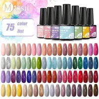MTSSII 30pcs Juego de esmalte de uñas de gel multicolor semi permanente de largo duradero Off UV barniz art hybrid349t249m