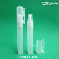 500pcs lot 8ml Portable Plastic Pen Shape Atomizer Perfume Spray Pocket Size Travel Bottle Super practical2550
