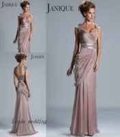 Высококачественное вечернее платье Janquie Evening Dress Dlound Long Chiffon Part Prom Promt Mother of Bride Dress450971