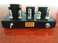 Amplificadores NOBSOUND 6P1 Kit DIY de tubo de áudio Home 6Z4 6N2 PODENTE DE PODERAÇÃO DE CHAPLO DE AÇO ANOXIDO 2 4W AC110V 220V 221114