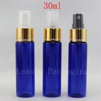 30ml X 50 Empty Blue Bottle with Spray Pump Refillable Perfume Bottles Travel Size Sprayer Bottles Container Mist Spray 1OZ2640