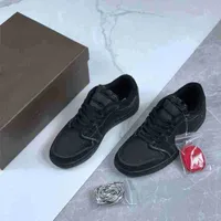 Chaussures de basket-ball 2023 Sneakers Trainer Fashion fantôme noir avec taille 1s Low OG