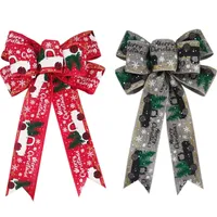 Weihnachtsgeschenke Wickeln Bögen Weihnachtsbaum -Ornamente Neujahr Navidad Dekorationen für Home Wedding Car Decor Craft Bogen