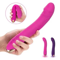 Flxur 10 modalità vibratore di dildo reale per donne morbide femmine vagina clitoride stimolatore massuris masturbator prodotti sessuali adulti235f
