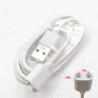 Câbles de téléphone portable 2pin 7 mm pour les jouets adultes rechargeables DC vibratrice cordon magnétique USB Power Charger Produits de sexe Machine 221114