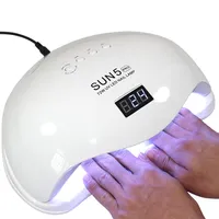 Sun5 Pro UV LAMPA LED LAMPAGGIO UNICO ALLIAGGI 72W Essiccatore per unghie per tutti i gel Polish Sun Light Infrared Sensing 10 30S Timer 60S Smart per Manicure247W