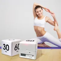 Çok İşlevsel Saat Mutfak Spor Yoga Çocuk Ofis Zamanlayıcı Alarm Küpü Dijital 5 15 30 60 Dakika Zaman Yönetim Aracı F1227G