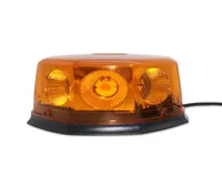 Led amber Road safety traffic emergency warning beacon light in DC 12V to 24V and rotating flashing pattern with magnetic7631375