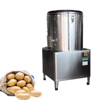 NEW ARRIVEL Fully automatic Industrial fruit vegetable skin peeler electric potato carrot peeling washing machine cassava peeler236L