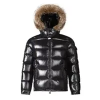 Męska projektant kurtki czarna puszyste kurtki futra kołnierz śnieżny płaszcz wygodny klasyczny CO marki design zdejmowana czapka plus 1-6 unisex może również nosić