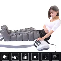 Terapia infravermelha Massageador de compress￣o de ar de ar instrumento de relaxamento da perna Promover o al￭vio da dor na circula￧￣o sangu￭nea Slimming243W