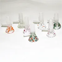 14mm 18mm Male Glass Bowls For Hookah Bongs Glass Heady Bowl Water Pipe Ash Catcher Recycler Oil Rigs