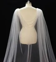 2022 New Tulle Bridal Praps with Pearls5053227