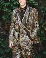 2019 RealTree Camo Wedding Tuxedos Farm Wedding Camouflage Camouflage Camoust Made Slim Fit Blazers Fashion Groom Wearjacketpants9149401