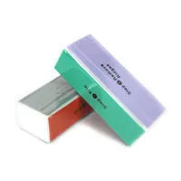 Voll- 1pcs Retail Nails Puffer-Dateien 4 Seiten 9cmx3cm Block Pediküre Maniküre Buffer Schleifnägelkunstwerkzeuge für Makeup300z