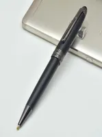 Black Classic 163 Matte Metal Ballpoint Pen Lead Office Stationery Crinting Arcled Abs Gift XY20061086152533