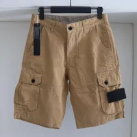Herren Shorts Summer Classic Hosen Mode Outdoor -Baumwoll -Cargo -Shorts Abzeichen Briefe Mittlerer Hip Hop fünfte Hosen Freizeitkleidung Kleidung