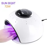 Sonne BQ9T 72W Lampe UV Lampe für Nagel Trockner 33 LEDs UV LED NAGE NAGE TORS Timer Smart Gel Manicure Tools219y