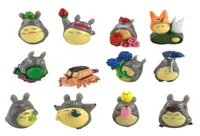 12PCSSESS My Neighbor My Totoro Figure Doll Resin Fortingure Miniature Toys PVC Plactic Guild Cute Anime4225866