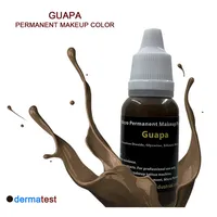 4pcs Guapa хорошего качества органических татуировки чернила коричневая глазной пигмент пигмент PMU для бровей для бровей Shading219H