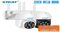 كاميرات القبة SMAR 1080P 3MP PTZ WIFI Outdoor 4x Digital Zoom AI Human Descte Coll Color Night Vision ذات اتجاهين IP IP IPSE 22