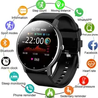 Nuevo reloj inteligente Hombres Mujer Bluetooth Frasa card￭aca Presi￳n arterial Sport Fitness Tracker Watch IP67 Impermeable Smartwatch para iPho3045